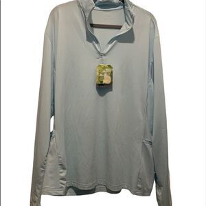 NWT Libin Women's UPF 50+ Long Sleeve Shirts Sun Protection Half-Zip SPF UV